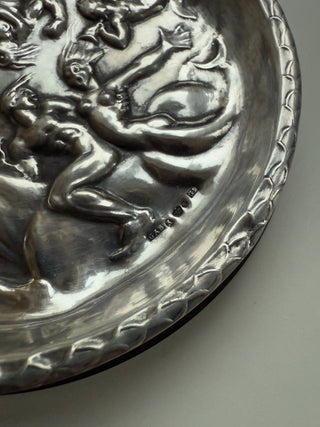 Silver & Bakelite Tray After Carl Milles, GAB