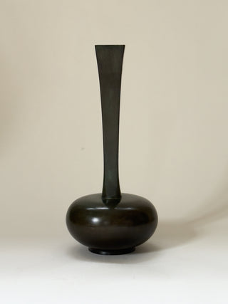 Sculptural GAB Bronze Vase, 1930s