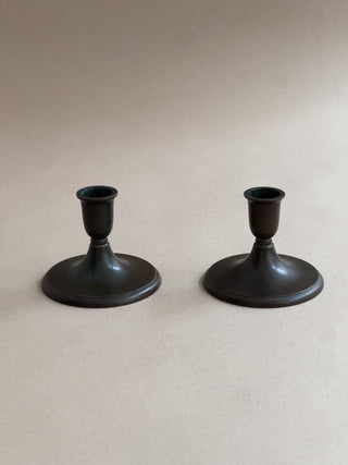 GAB Bronze Candlesticks