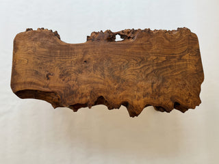 1950s French Brutalist Elm Table