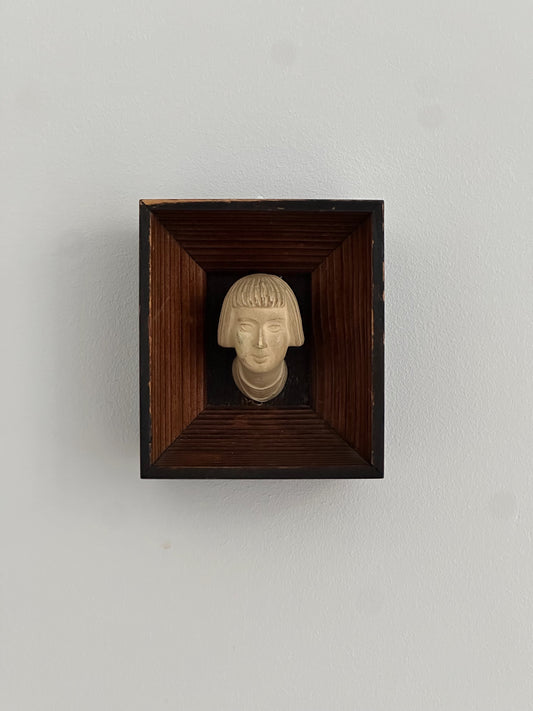 Framed Plaster Sculpture