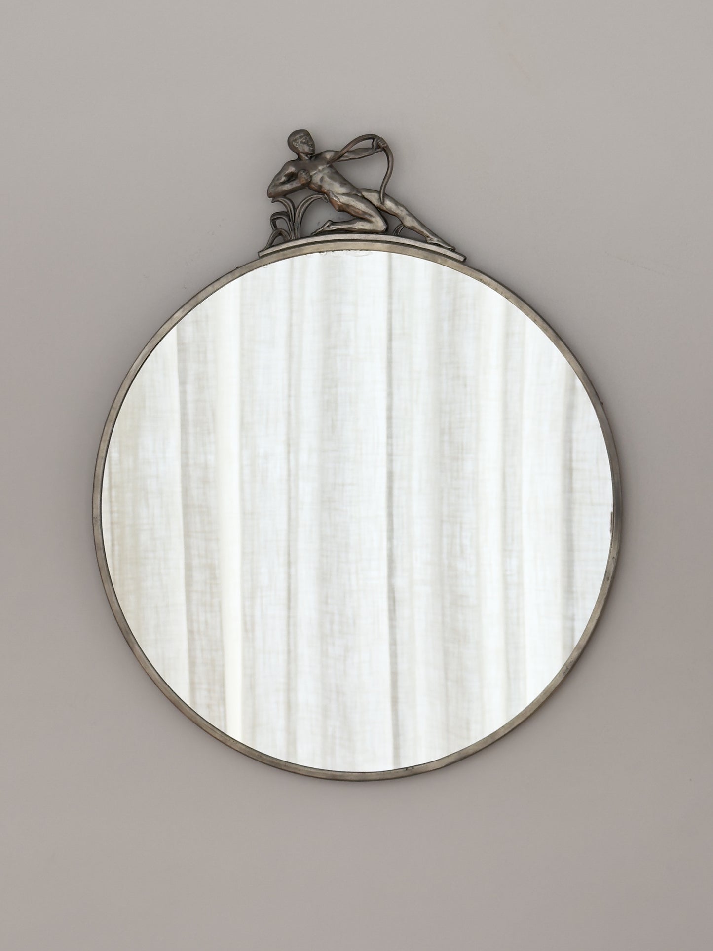 Art Deco Pewter Mirror, 20s/30s
