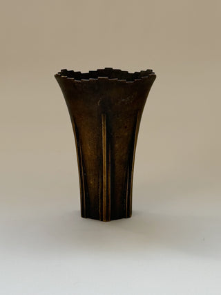 Art Deco Bronze Vase, 1930s