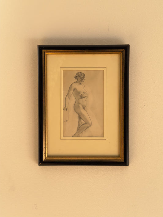 19th-Century Nude in Profile