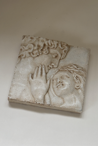Sculpted Lovers Wall Relief