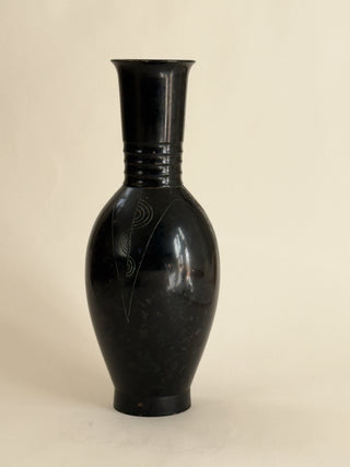 Japanese Bronze Vase, Showa Period, 1959