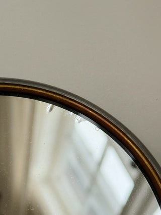 CG Hallberg Hand Mirror in Pewter, Swedish Grace, 1933