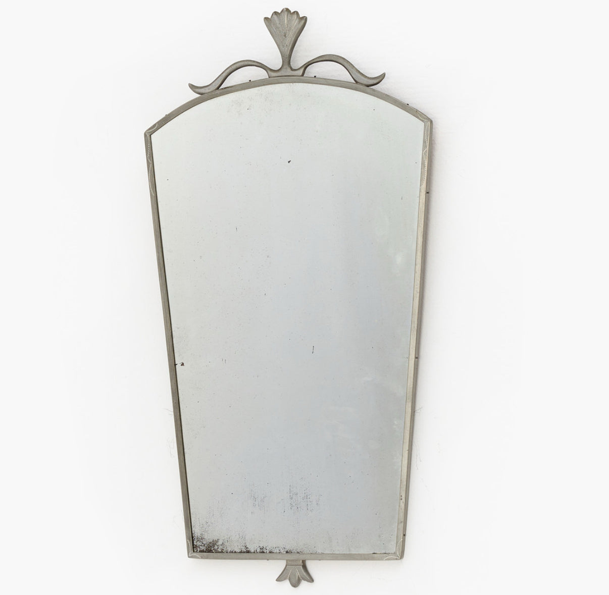 Swedish Grace Pewter Mirror, 1920s/1930s