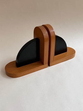 Pair of Wooden Art Deco Bookends