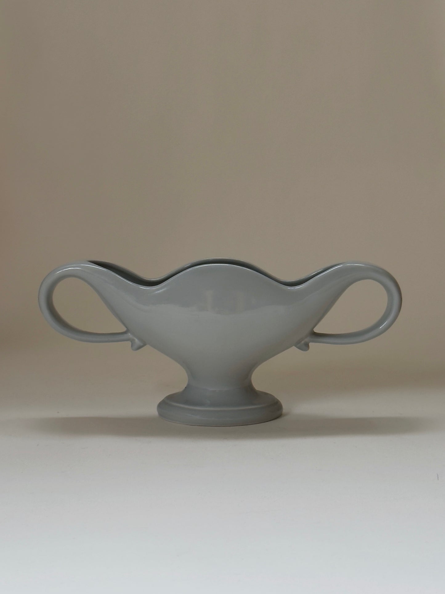 Fulham Pottery Mantle Vase in Powder Blue, 1930s