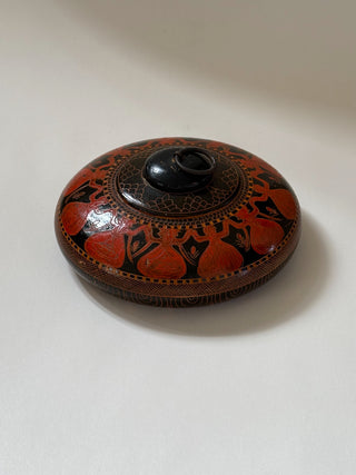 Antique Ottoman Painted Wooden Box