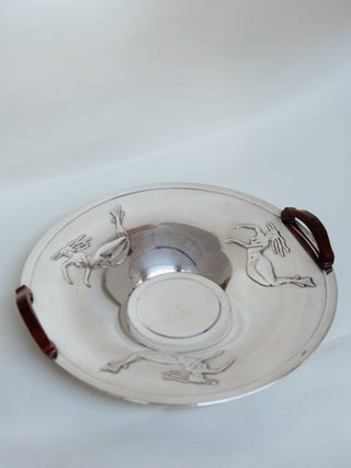 Art Deco Dish with Mermaids, 1930s