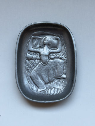 Swedish Grace Pewter Dish, GAB, 1930s