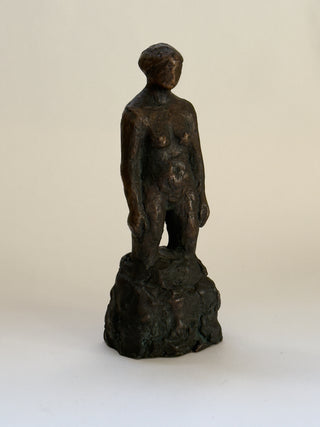 Bronze Sculpture of a Woman, Signed