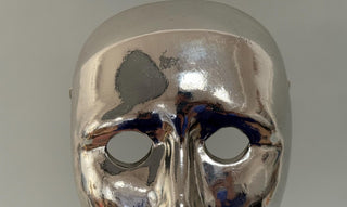 Vintage Cast Metal Mask