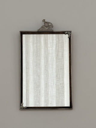 Art Deco Pewter Mirror, 1920/30s