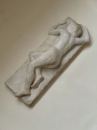 Resting Nude, Plaster Sculpture, 1943