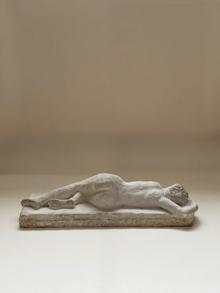 Resting Nude, Plaster Sculpture, 1943