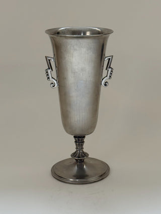 Swedish Grace Pewter Vase by Harald Linder, 1931