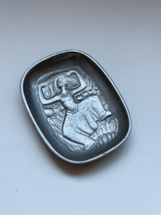Swedish Grace Pewter Dish, GAB, 1930s
