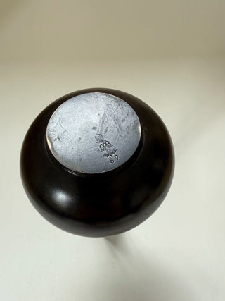 Sculptural GAB Bronze Vase, 1930s