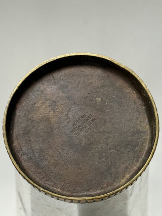 Octagonal Pewter Vase, 1955