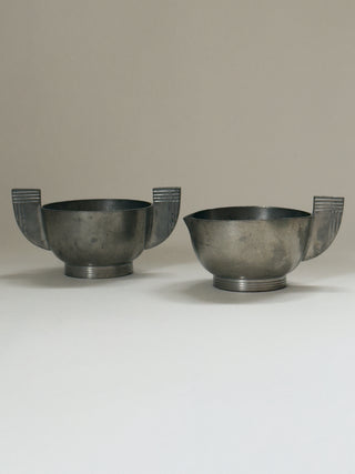 GAB Art Deco Sugar Bowl Creamer Set No. 2