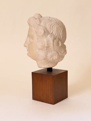 Plaster Sculpture on Wooden Base, c. 1920