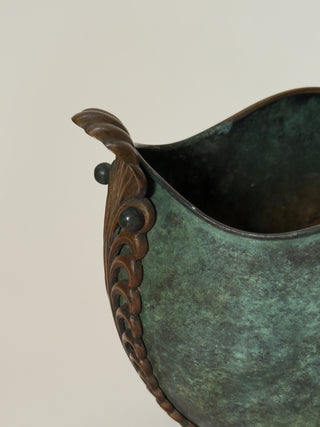 Patinated Bronze Vase, Early 20th Century