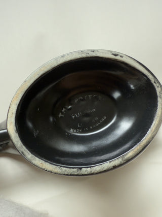 Fulham Pottery Mantle Vase in Black, 1930s