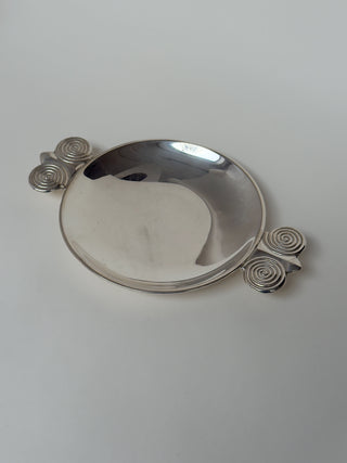 Art Deco Silver Dish, W.A. Bolin, 1930s