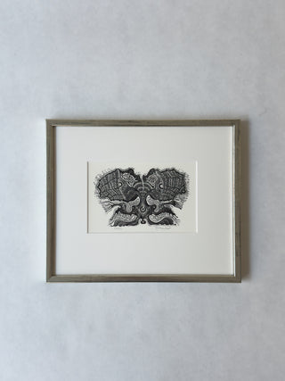 Abstract Engraving by Renaat Bosschaert, V