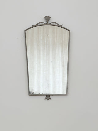 Swedish Grace Pewter Mirror, 1920s/1930s