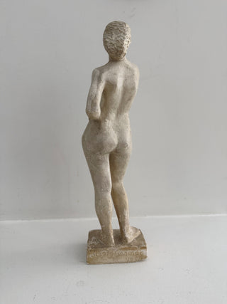 Standing Nude, Plaster Sculpture by Georg Ganmar