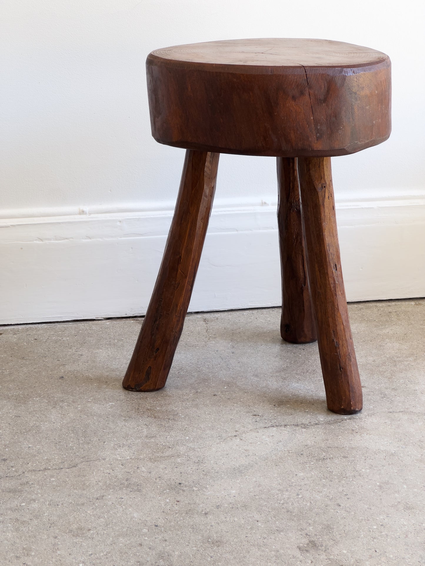 Oak Tripod Stool