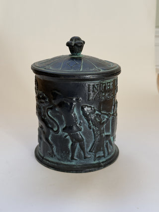 Antique Cast Iron Tobacco Jar II