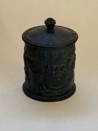 Antique Cast Iron Tobacco Jar I