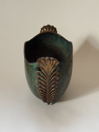 Patinated Bronze Vase, Early 20th Century