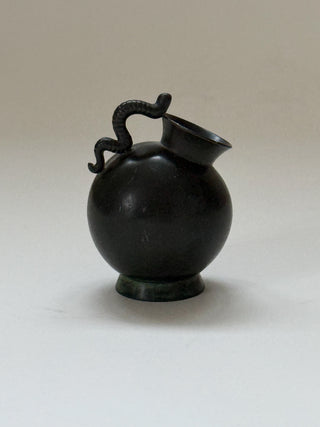 Small Just Andersen Vase in Disko Metal, Denmark, 1930s