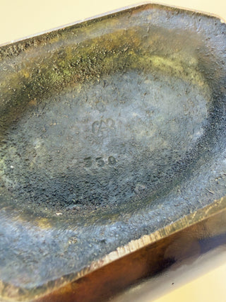 Art Deco Bronze Vase by GAB, Sweden, 1920s–30s