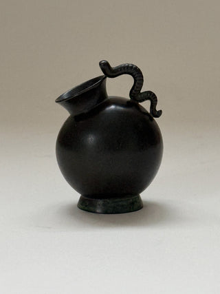 Small Just Andersen Vase in Disko Metal, Denmark, 1930s
