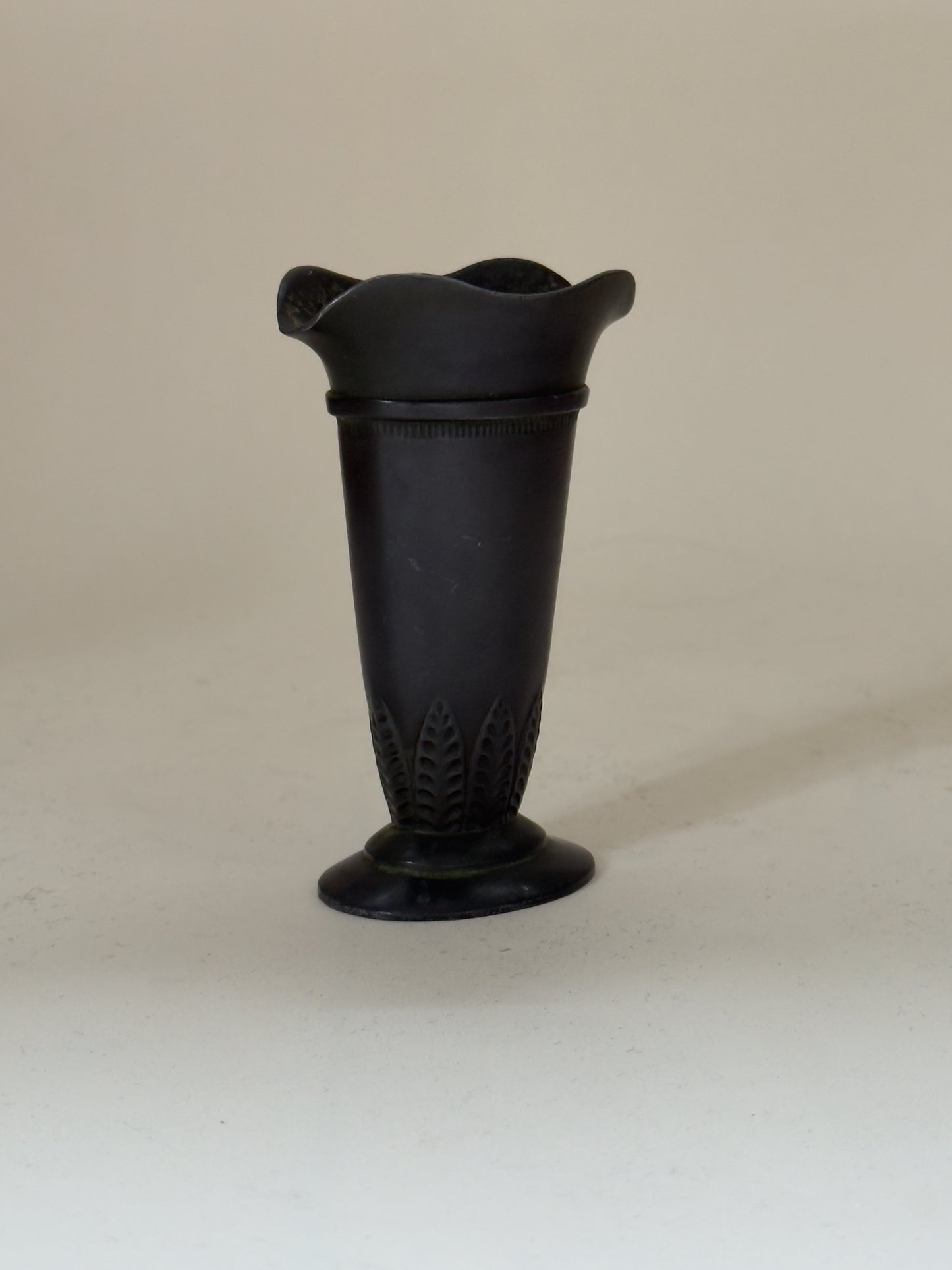 Just Andersen Disko Metal Vase, 1930s