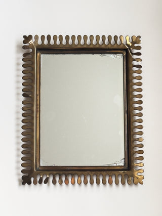 Vereinigte Werkstätten Brass Mirror, 1960s