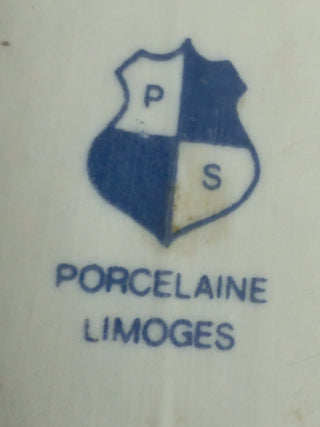 Pale Blue Vase with Silver Inlaid Florals