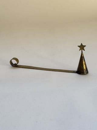 Mid-Century Brass Candle Snuffer, 1940s–1950s