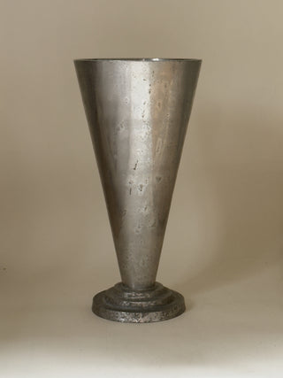 Large Sculptural Metal Vase