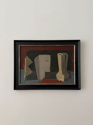 Cubist Still Life, Oil on Canvas, 1960s