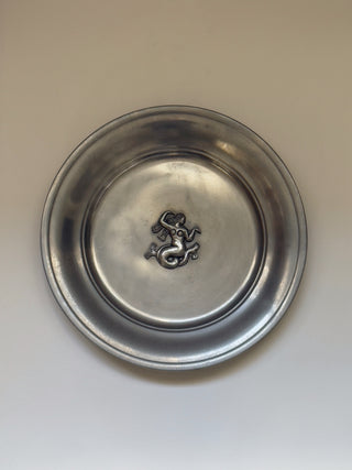 Art Deco Pewter Wall Plate by Harald Linder
