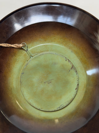 Art Deco Wall Plate by Oskar Antonson for Ystad Brons, 1940s (reserved)