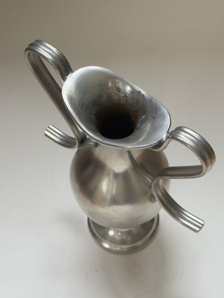 Sculptural Pewter Vase by Ernst Svedbom, 1968